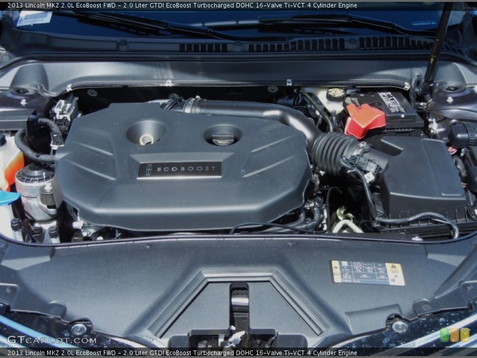 2.0 Liter GTDI EcoBoost Turbocharged DOHC 16-Valve Ti-VCT 4 Cylinder Engine for the 2013 Lincoln MKZ #79953364