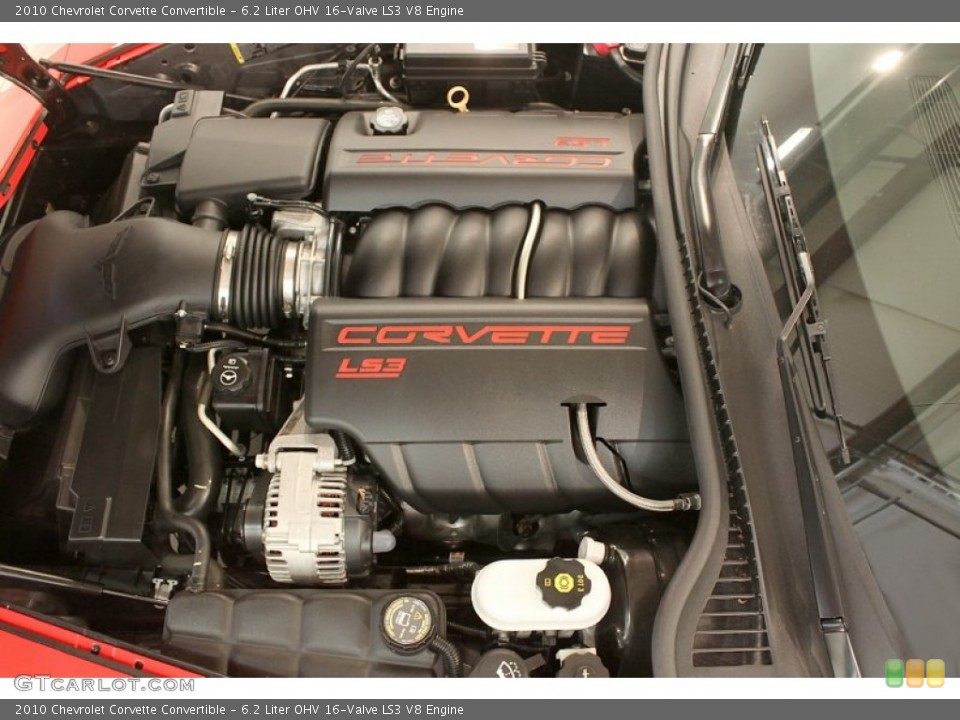 6.2 Liter OHV 16-Valve LS3 V8 2010 Chevrolet Corvette Engine