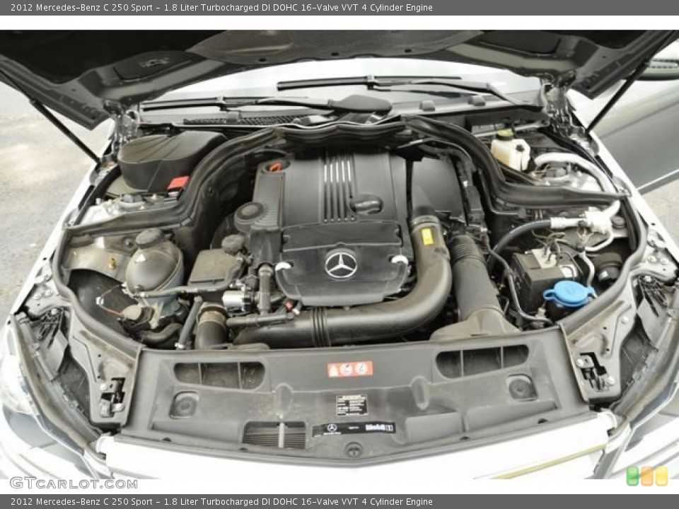 1.8 Liter Turbocharged DI DOHC 16-Valve VVT 4 Cylinder Engine for the 2012 Mercedes-Benz C #79971725