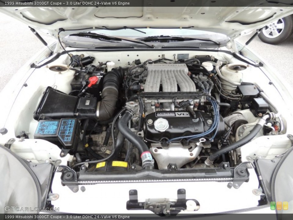3.0 Liter DOHC 24-Valve V6 Engine for the 1999 Mitsubishi 3000GT #79974516