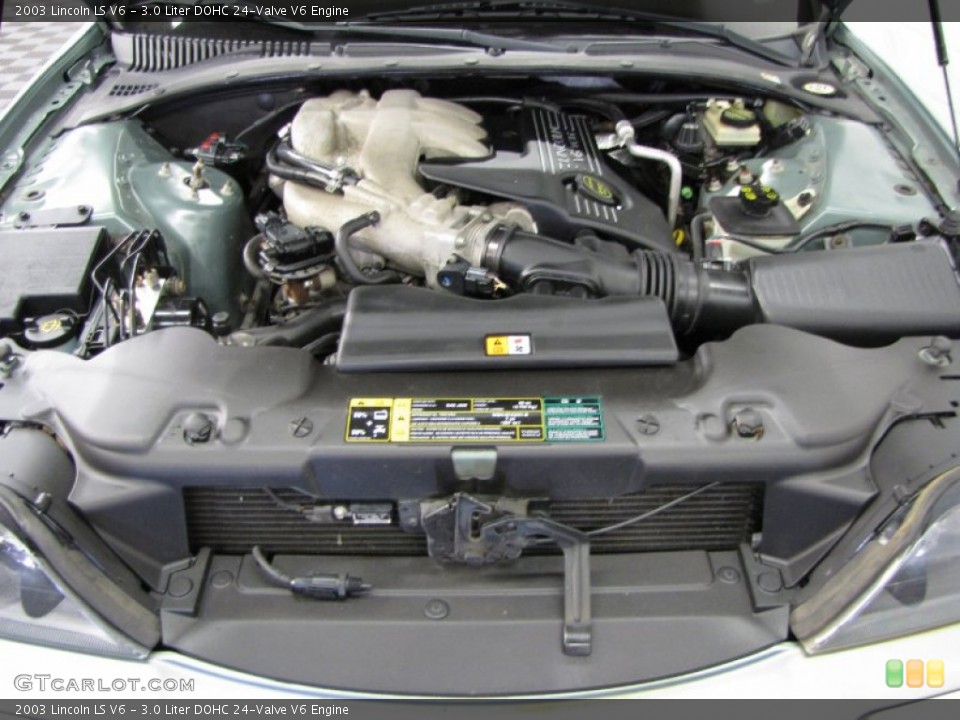 3.0 Liter DOHC 24-Valve V6 2003 Lincoln LS Engine