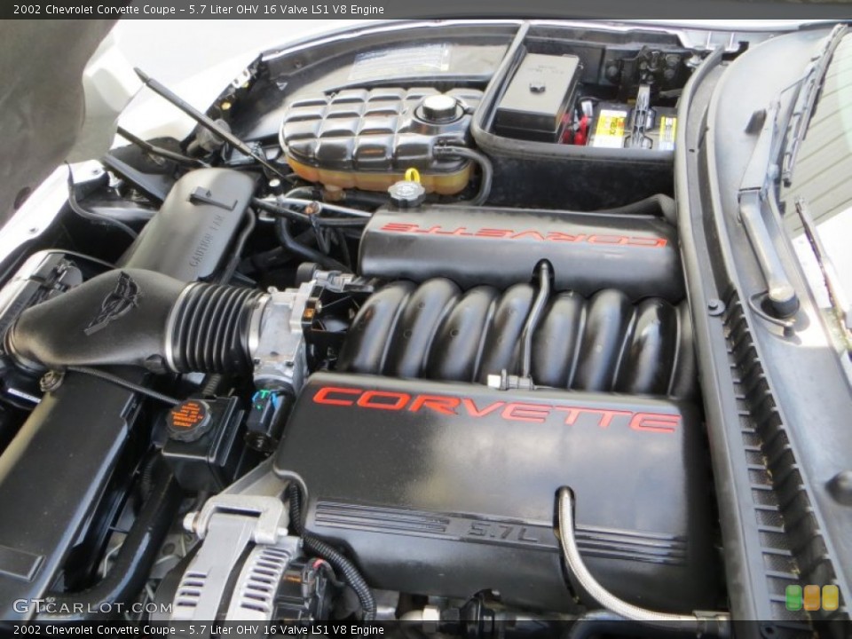 5.7 Liter OHV 16 Valve LS1 V8 Engine for the 2002 Chevrolet Corvette #80009489