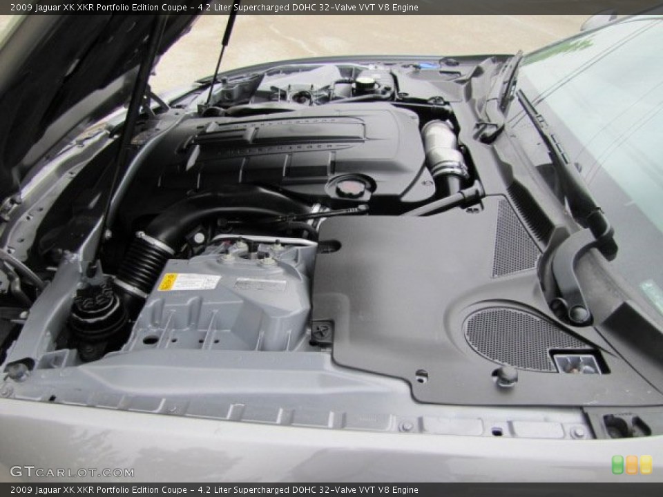 4.2 Liter Supercharged DOHC 32-Valve VVT V8 Engine for the 2009 Jaguar XK #80023174