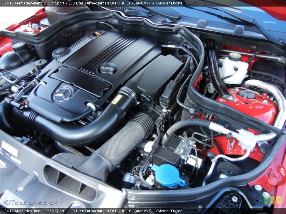 1.8 Liter Turbocharged DI DOHC 16-Valve VVT 4 Cylinder Engine for the 2012 Mercedes-Benz C #80023799