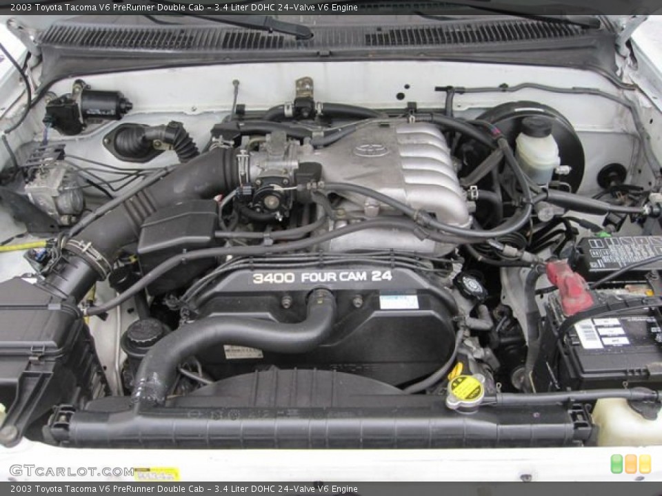 3.4 Liter DOHC 24-Valve V6 Engine for the 2003 Toyota Tacoma #80066759