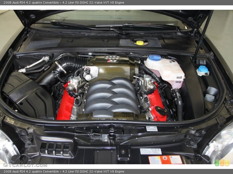 4.2 Liter FSI DOHC 32-Valve VVT V8 Engine for the 2008 Audi RS4 #80080905
