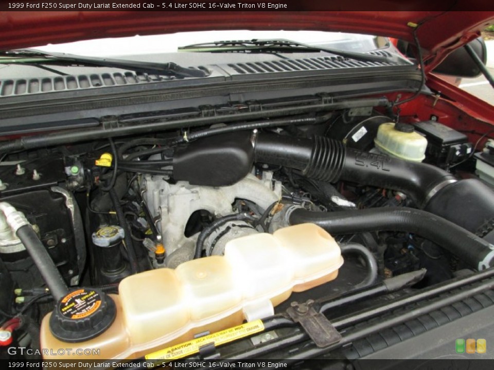 5.4 Liter SOHC 16-Valve Triton V8 Engine for the 1999 Ford F250 Super Duty #80087616