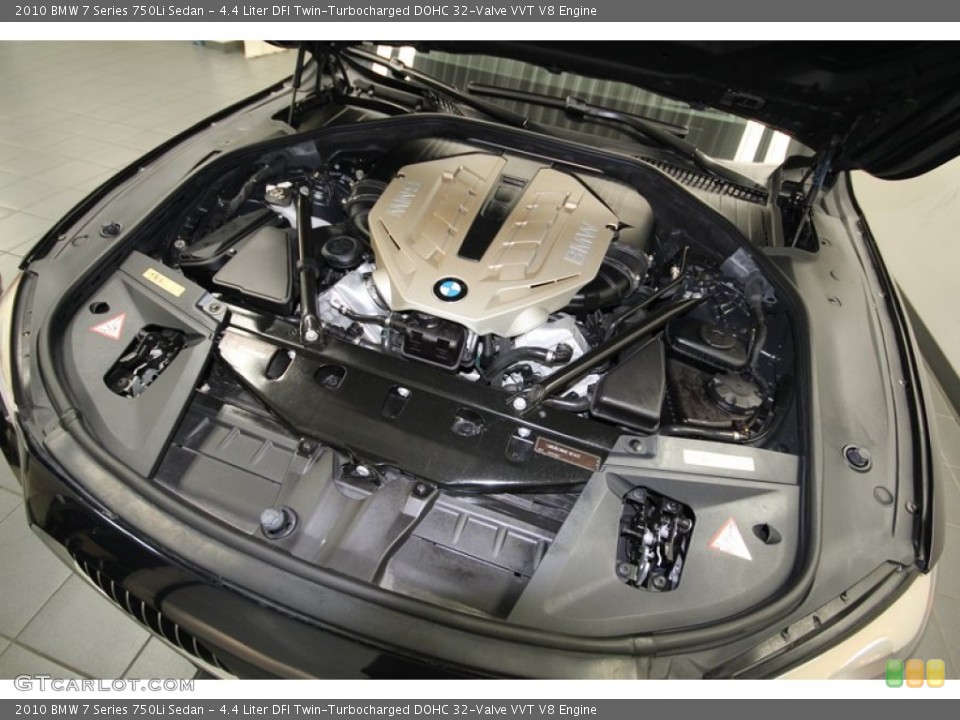 4.4 Liter DFI Twin-Turbocharged DOHC 32-Valve VVT V8 Engine for the 2010 BMW 7 Series #80090468