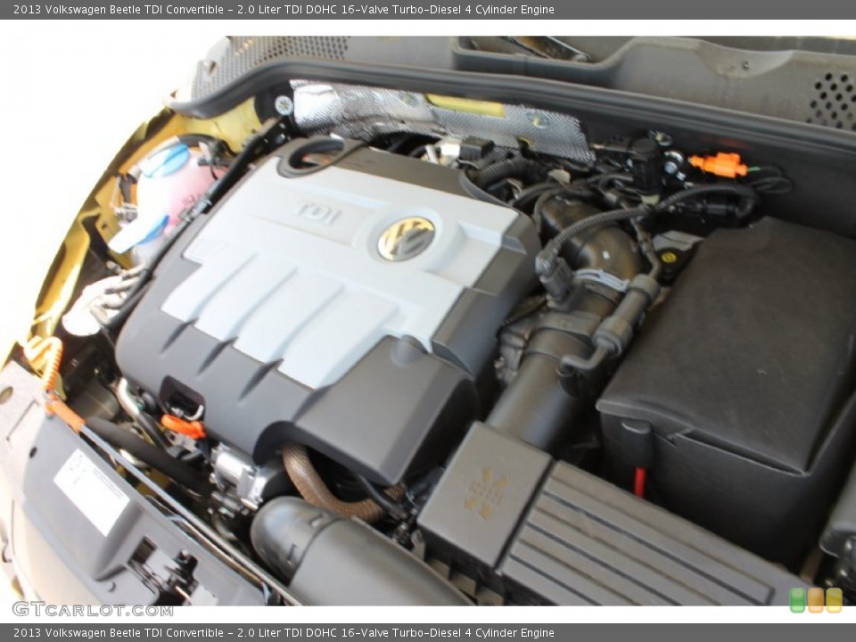 2.0 Liter TDI DOHC 16-Valve Turbo-Diesel 4 Cylinder Engine for the 2013 Volkswagen Beetle #80091590