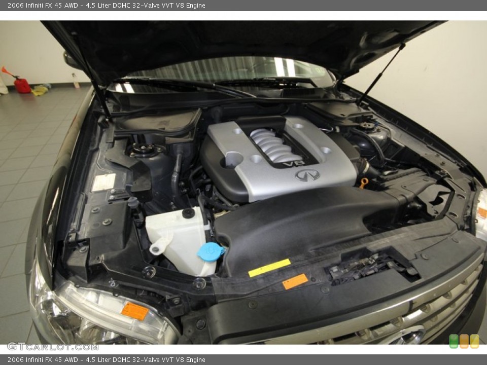 4.5 Liter DOHC 32-Valve VVT V8 2006 Infiniti FX Engine