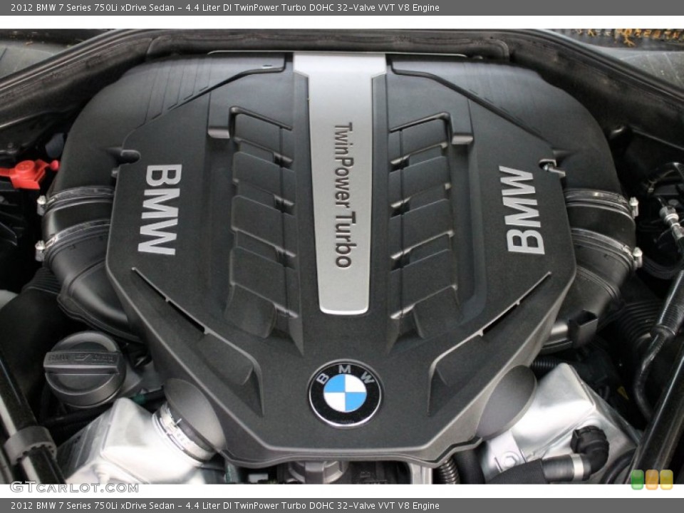 4.4 Liter DI TwinPower Turbo DOHC 32-Valve VVT V8 Engine for the 2012 BMW 7 Series #80096741