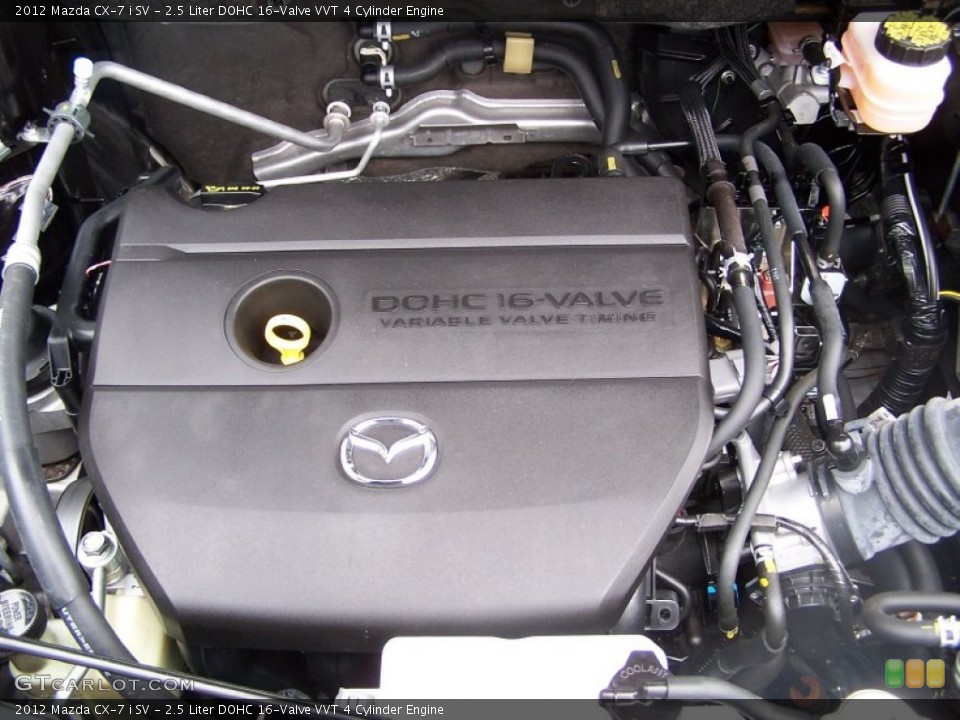 2.5 Liter DOHC 16-Valve VVT 4 Cylinder 2012 Mazda CX-7 Engine