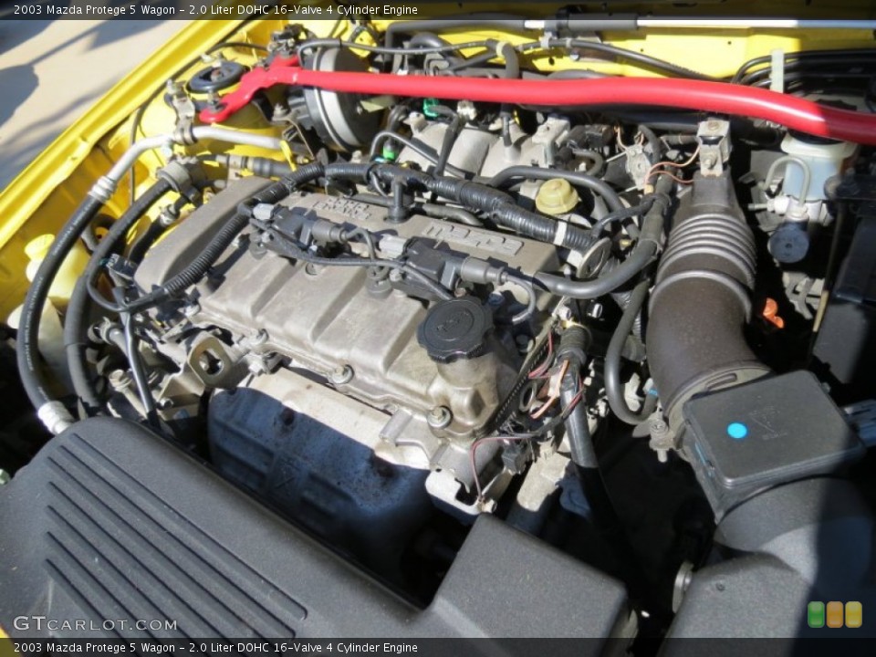 2.0 Liter DOHC 16-Valve 4 Cylinder Engine for the 2003 Mazda Protege #80118153