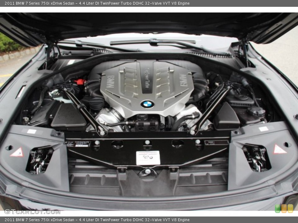 4.4 Liter DI TwinPower Turbo DOHC 32-Valve VVT V8 Engine for the 2011 BMW 7 Series #80127918