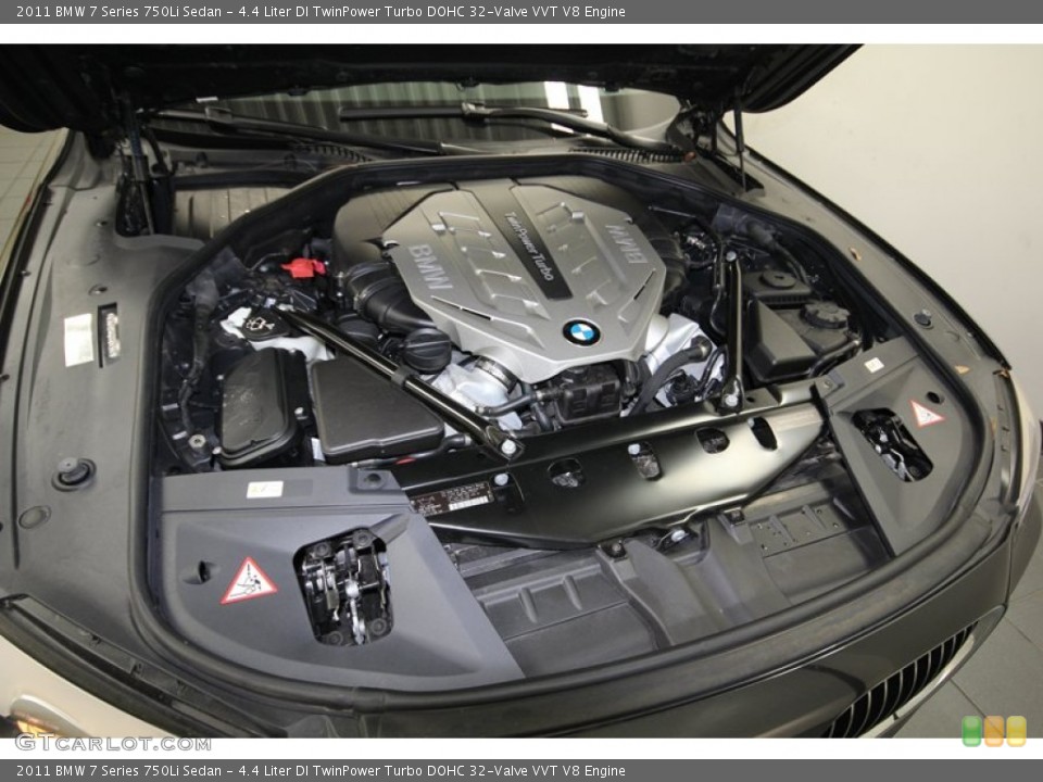 4.4 Liter DI TwinPower Turbo DOHC 32-Valve VVT V8 Engine for the 2011 BMW 7 Series #80140515