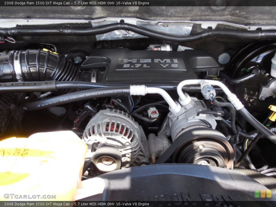 5.7 Liter MDS HEMI OHV 16-Valve V8 Engine for the 2008 Dodge Ram 1500 #80144031