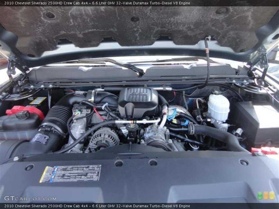 6.6 Liter OHV 32-Valve Duramax Turbo-Diesel V8 Engine for the 2010 Chevrolet Silverado 2500HD #80148450