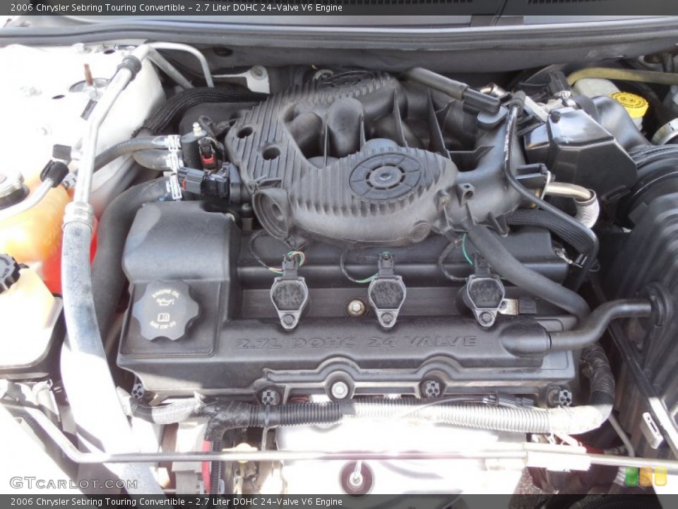 2.7 Liter DOHC 24-Valve V6 Engine for the 2006 Chrysler Sebring #80148855