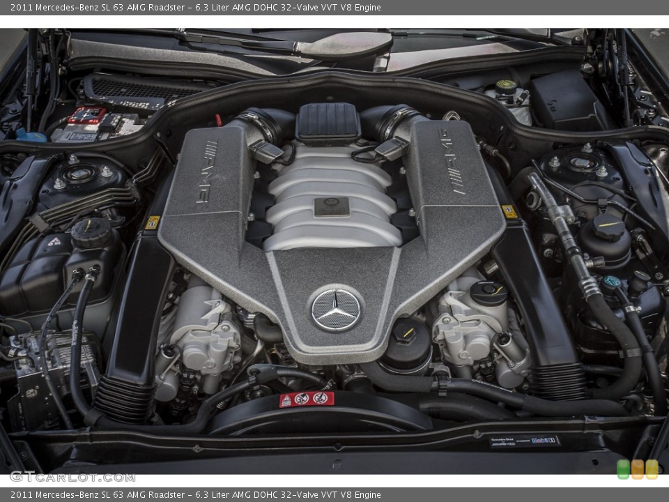 6.3 Liter AMG DOHC 32-Valve VVT V8 Engine for the 2011 Mercedes-Benz SL #80149005