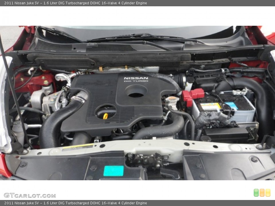 1.6 Liter DIG Turbocharged DOHC 16-Valve 4 Cylinder Engine for the 2011 Nissan Juke #80161468