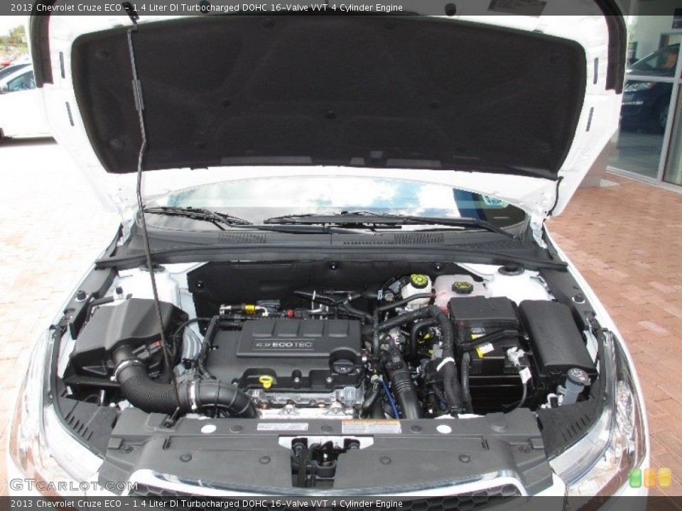 1.4 Liter DI Turbocharged DOHC 16-Valve VVT 4 Cylinder 2013 Chevrolet Cruze Engine