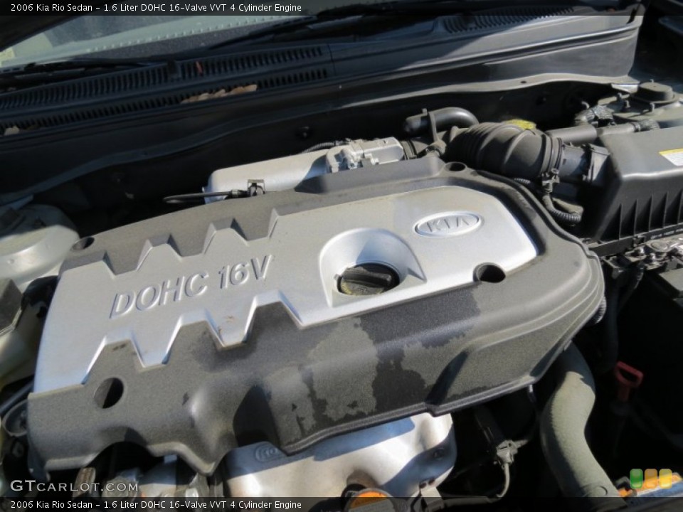 1.6 Liter DOHC 16-Valve VVT 4 Cylinder Engine for the 2006 Kia Rio #80186291