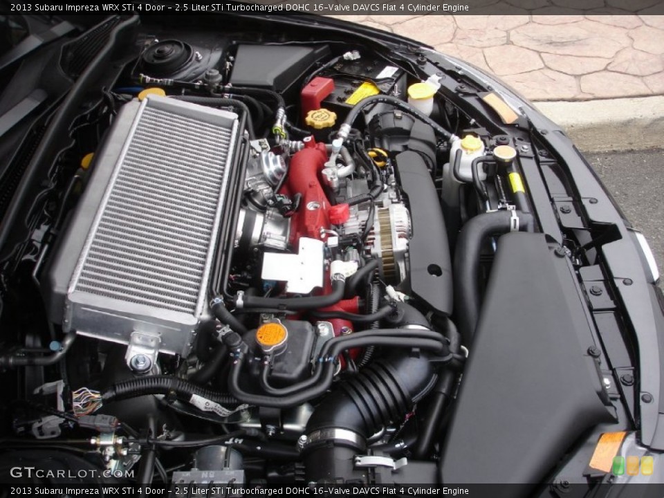 2.5 Liter STi Turbocharged DOHC 16-Valve DAVCS Flat 4 Cylinder Engine for the 2013 Subaru Impreza #80190070
