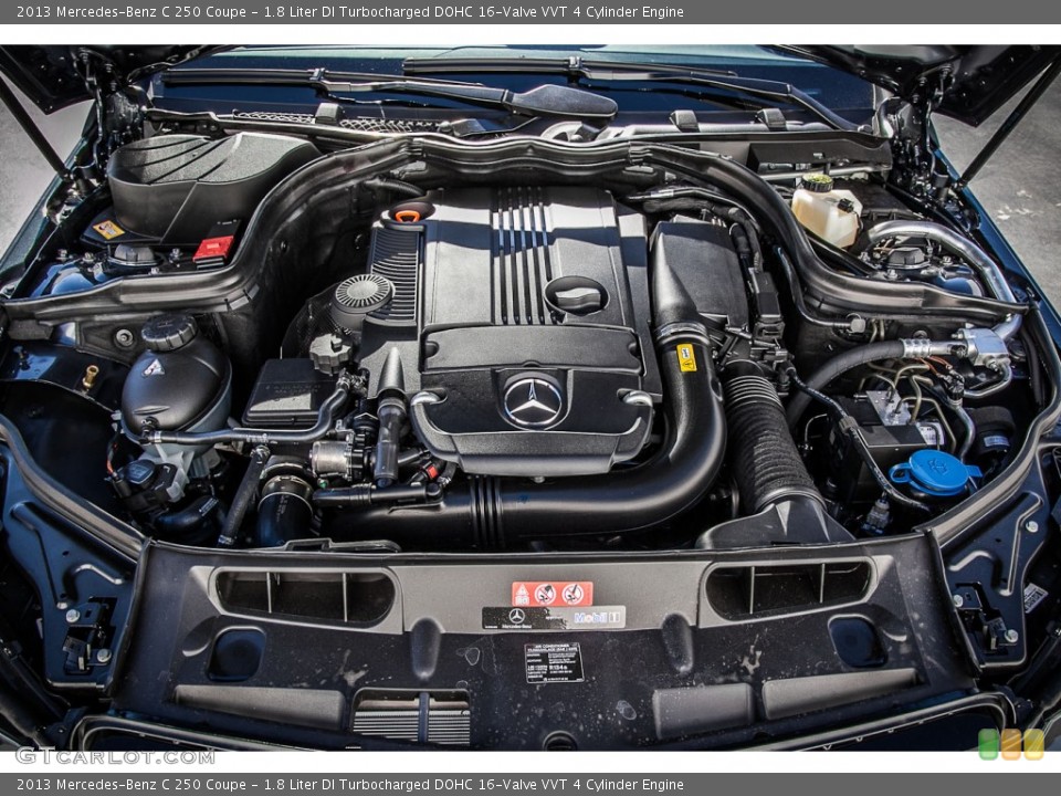 1.8 Liter DI Turbocharged DOHC 16-Valve VVT 4 Cylinder Engine for the 2013 Mercedes-Benz C #80191190
