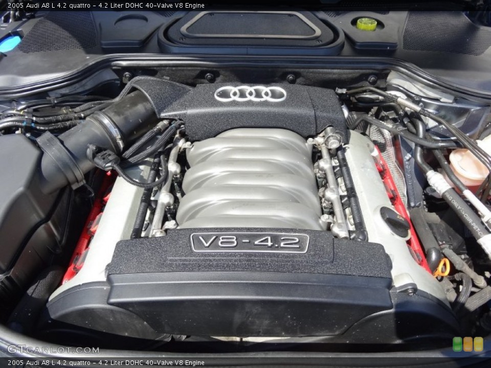 4.2 Liter DOHC 40-Valve V8 Engine for the 2005 Audi A8 #80206549