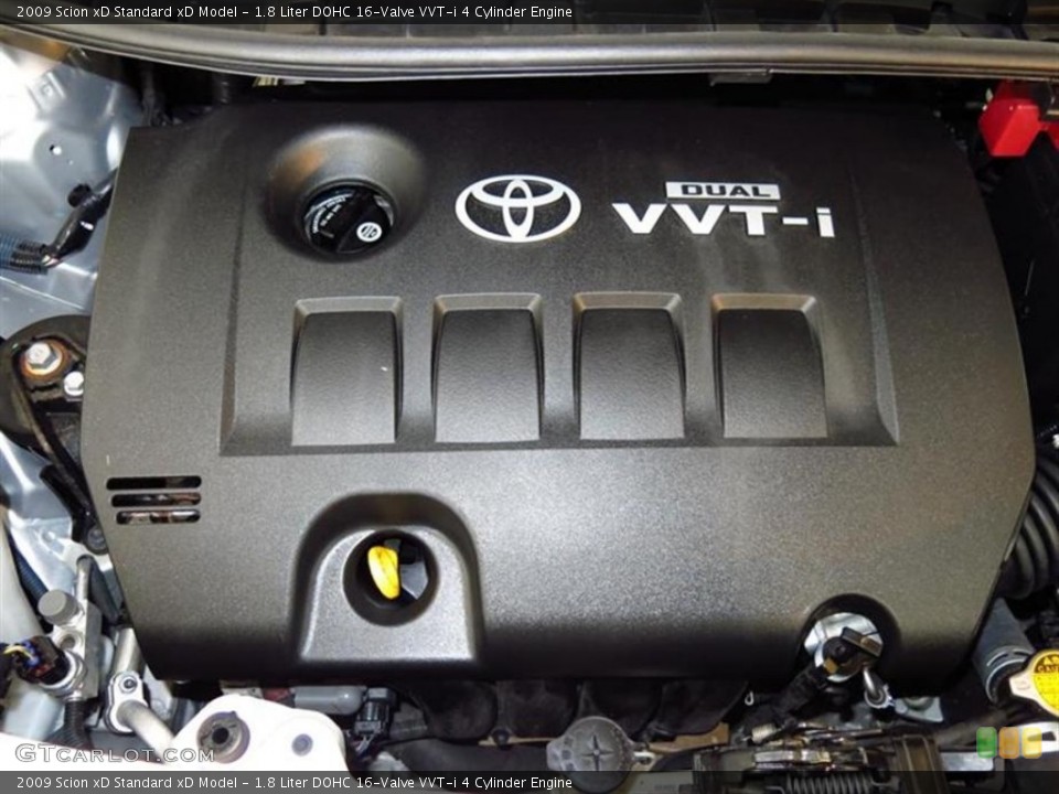 1.8 Liter DOHC 16-Valve VVT-i 4 Cylinder 2009 Scion xD Engine