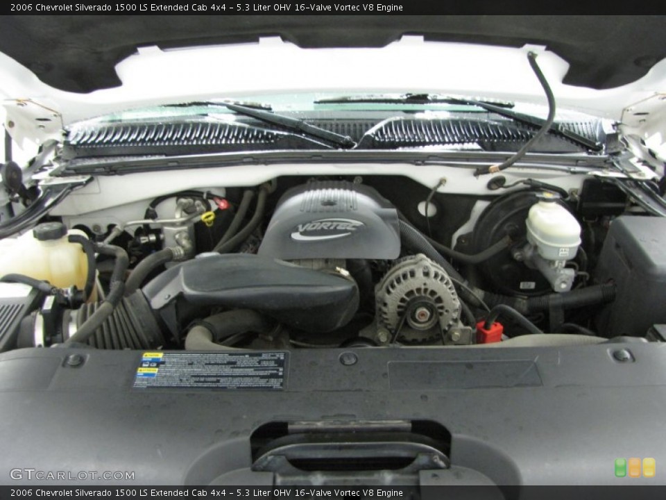 5.3 Liter OHV 16-Valve Vortec V8 Engine for the 2006 Chevrolet Silverado 1500 #80223740