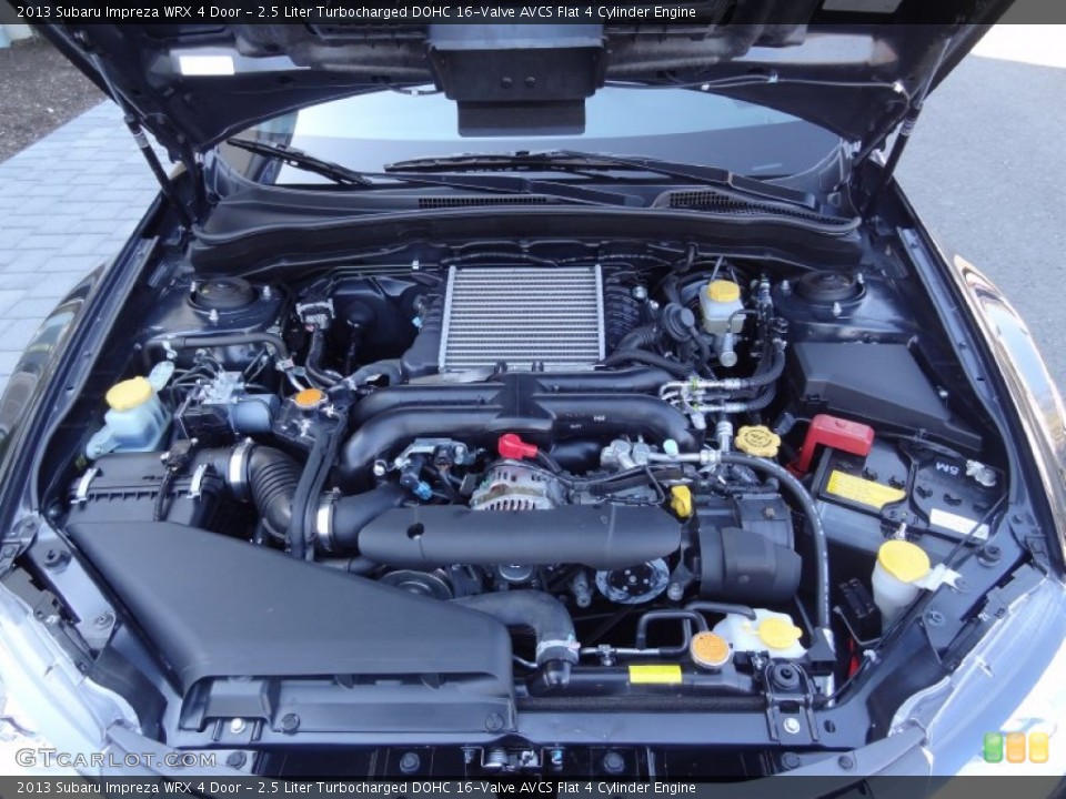 2.5 Liter Turbocharged DOHC 16-Valve AVCS Flat 4 Cylinder Engine for the 2013 Subaru Impreza #80230577