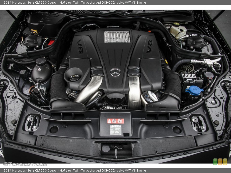 4.6 Liter Twin-Turbocharged DOHC 32-Valve VVT V8 Engine for the 2014 Mercedes-Benz CLS #80266337