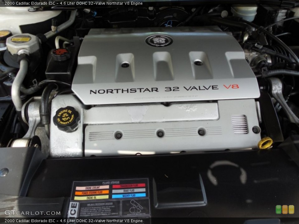 4.6 Liter DOHC 32-Valve Northstar V8 Engine for the 2000 Cadillac Eldorado #80279336