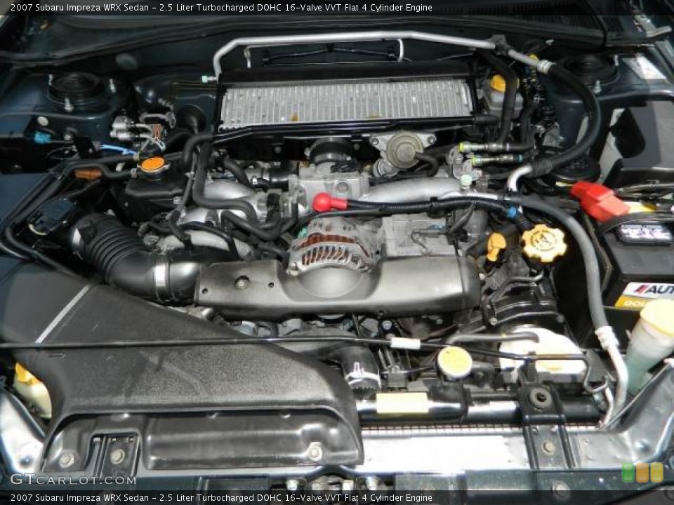2.5 Liter Turbocharged DOHC 16-Valve VVT Flat 4 Cylinder Engine for the 2007 Subaru Impreza #80285507