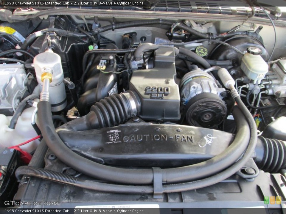 2.2 Liter OHV 8-Valve 4 Cylinder Engine for the 1998 Chevrolet S10 #80294737