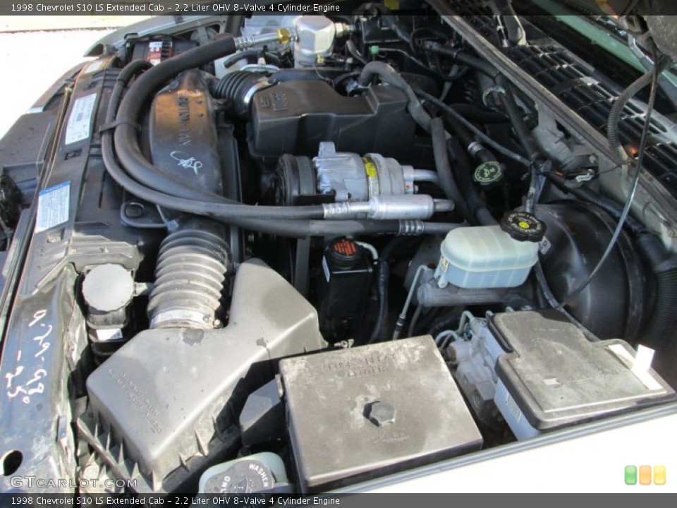 2.2 Liter OHV 8-Valve 4 Cylinder Engine for the 1998 Chevrolet S10 #80294765