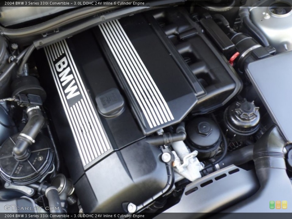 3.0L DOHC 24V Inline 6 Cylinder 2004 BMW 3 Series Engine