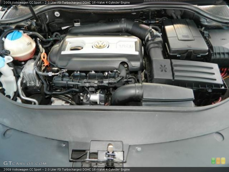 2.0 Liter FSI Turbocharged DOHC 16-Valve 4 Cylinder Engine for the 2009 Volkswagen CC #80306840