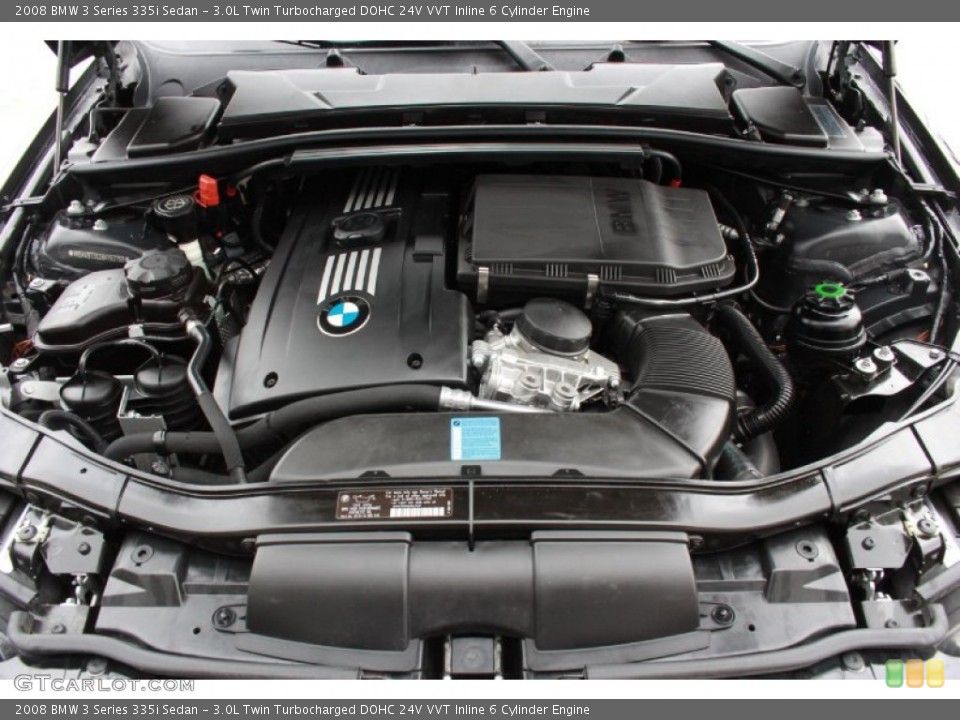 3.0L Twin Turbocharged DOHC 24V VVT Inline 6 Cylinder Engine for the 2008 BMW 3 Series #80319875