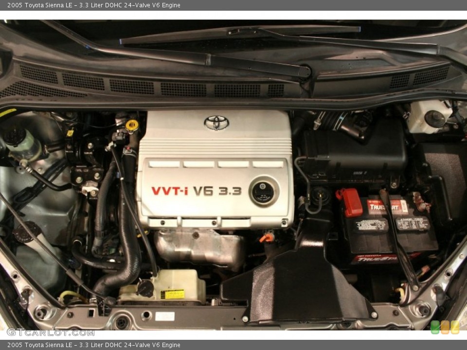 3.3 Liter DOHC 24-Valve V6 Engine for the 2005 Toyota Sienna #80329930