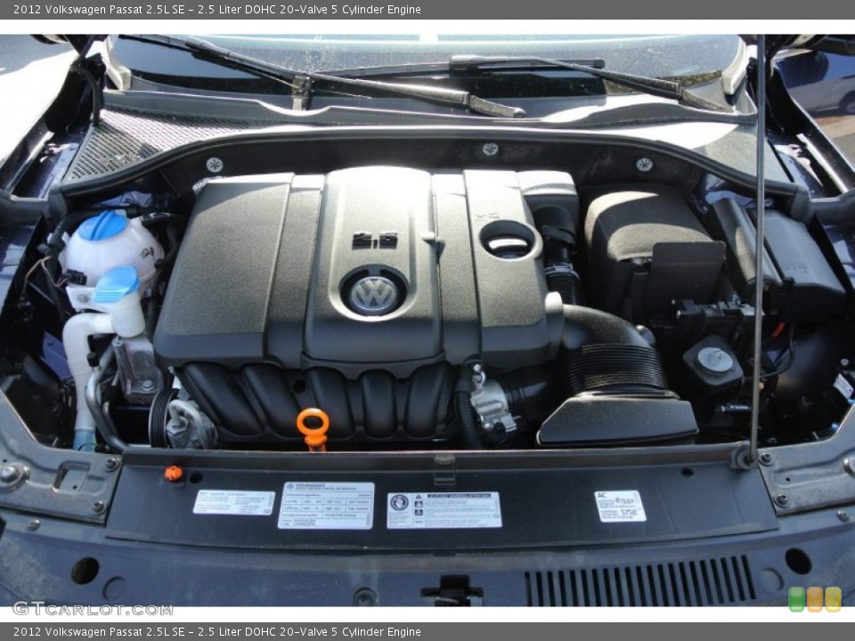 2.5 Liter DOHC 20-Valve 5 Cylinder Engine for the 2012 Volkswagen Passat #80333267