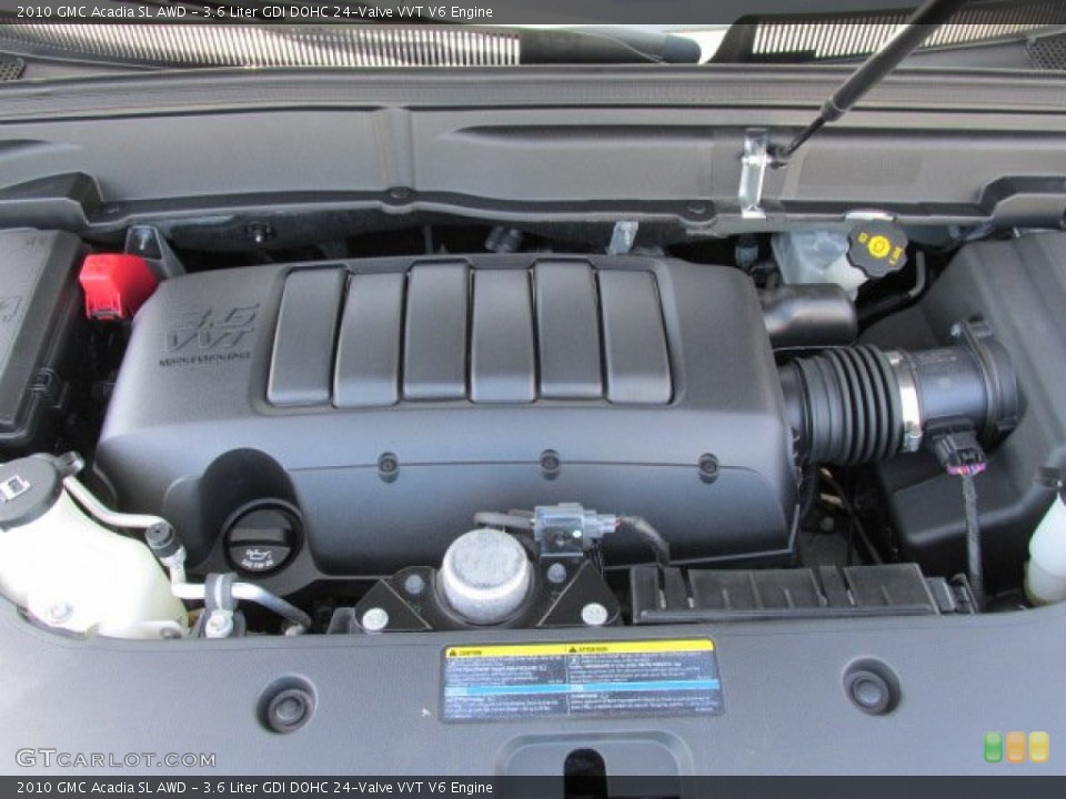 3.6 Liter GDI DOHC 24-Valve VVT V6 Engine for the 2010 GMC Acadia #80338699
