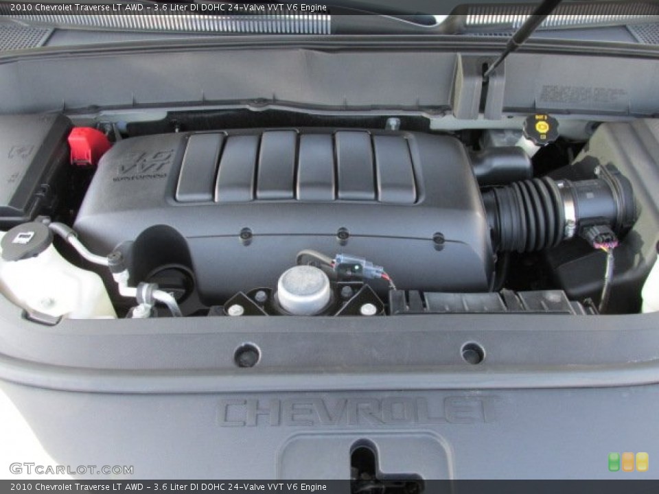 3.6 Liter DI DOHC 24-Valve VVT V6 Engine for the 2010 Chevrolet Traverse #80339347