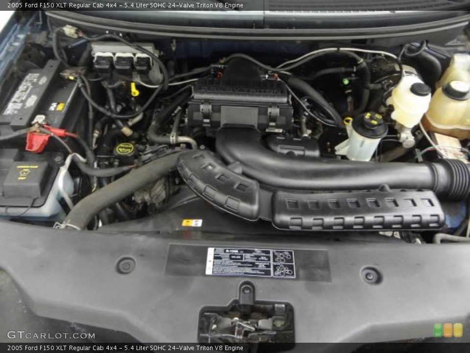 5.4 Liter SOHC 24-Valve Triton V8 Engine for the 2005 Ford F150 #80341591