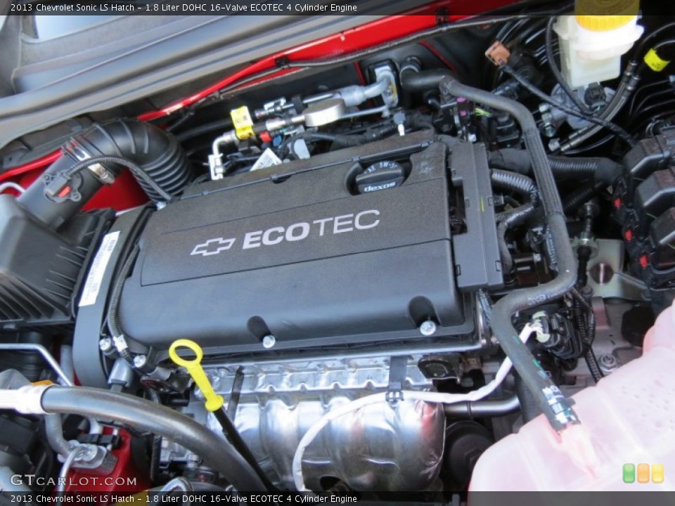 1.8 Liter DOHC 16-Valve ECOTEC 4 Cylinder Engine for the 2013 Chevrolet Sonic #80345399