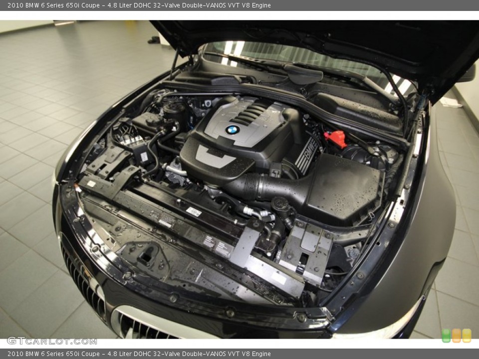 4.8 Liter DOHC 32-Valve Double-VANOS VVT V8 Engine for the 2010 BMW 6 Series #80348856