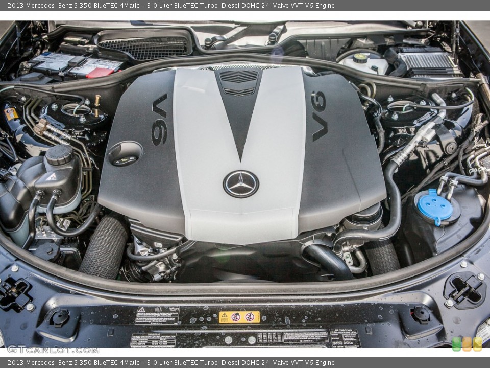 3.0 Liter BlueTEC Turbo-Diesel DOHC 24-Valve VVT V6 Engine for the 2013 Mercedes-Benz S #80351977