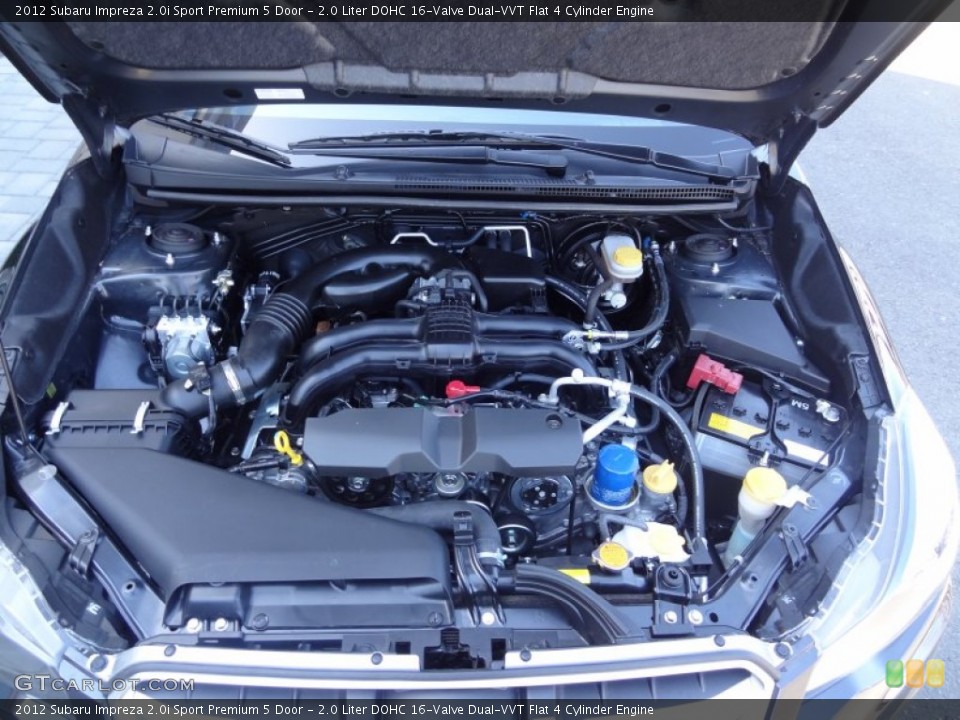 2.0 Liter DOHC 16-Valve Dual-VVT Flat 4 Cylinder Engine for the 2012 Subaru Impreza #80355233
