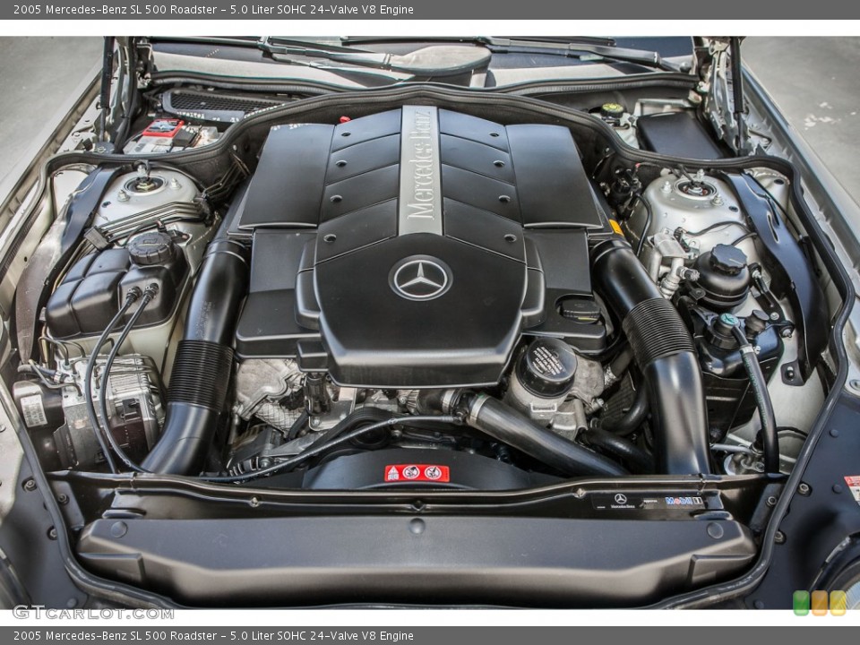 5.0 Liter SOHC 24-Valve V8 Engine for the 2005 Mercedes-Benz SL #80368450